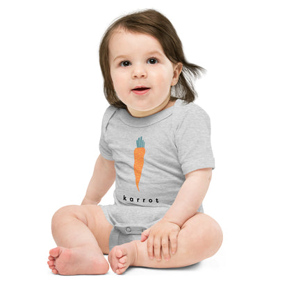 Baby Karrot Uprighteous Short Sleeve Onsie