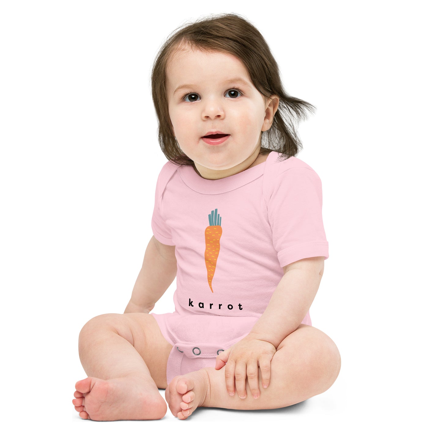 Baby Karrot Uprighteous Short Sleeve Onsie