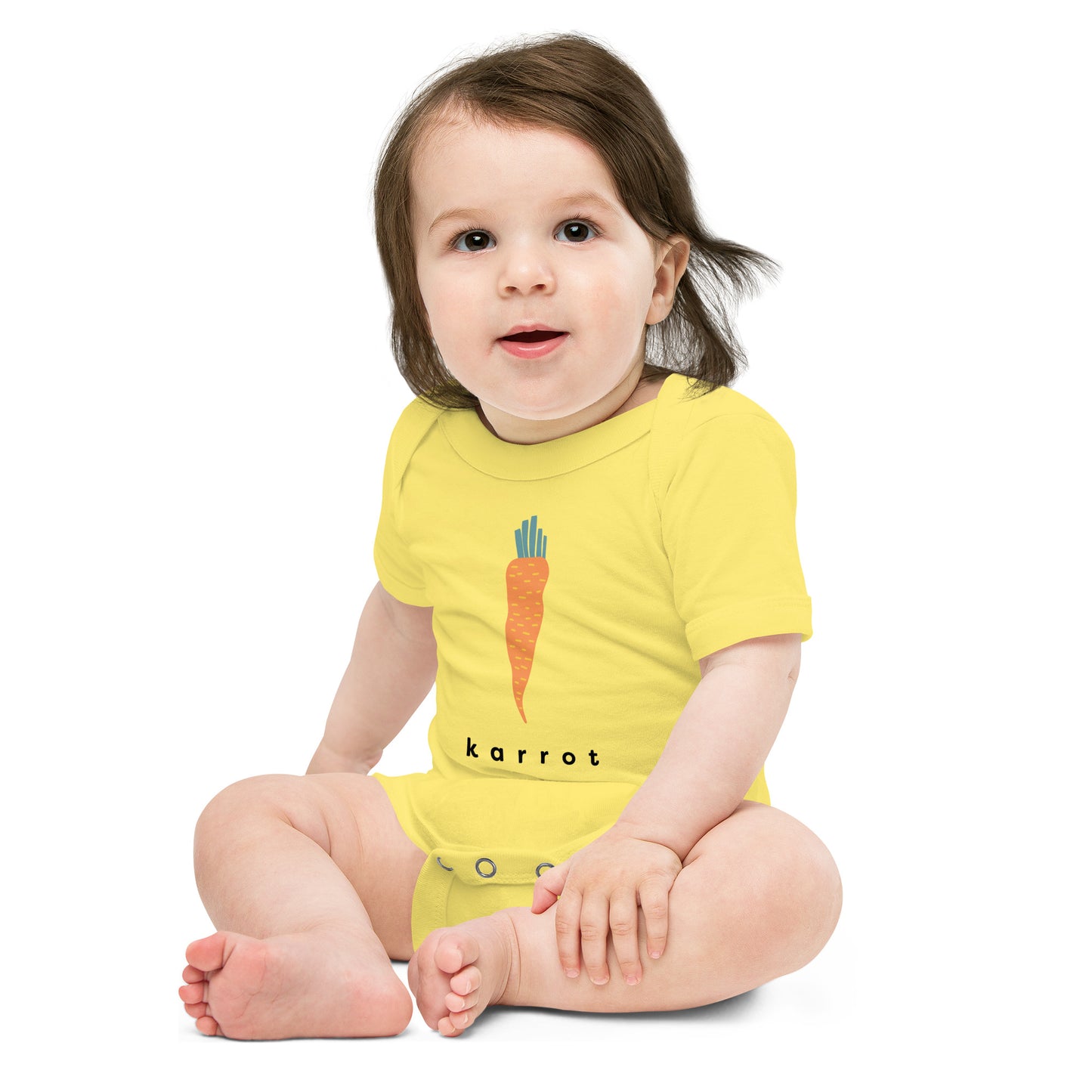 Baby Karrot Uprighteous Short Sleeve Onsie