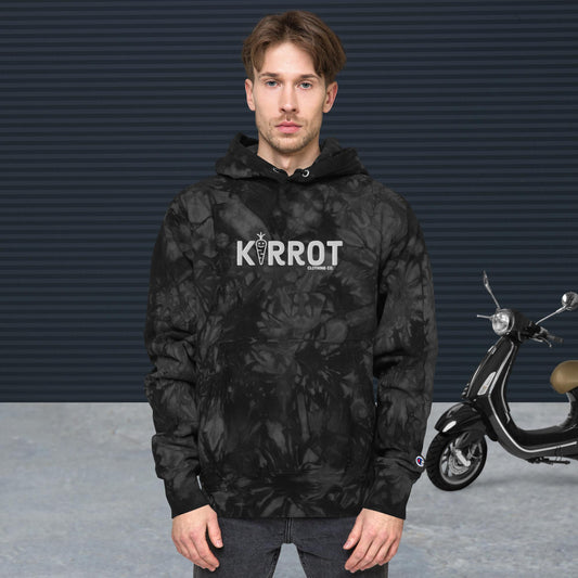 Karrot Smile Tie Dye Champion Hoodie